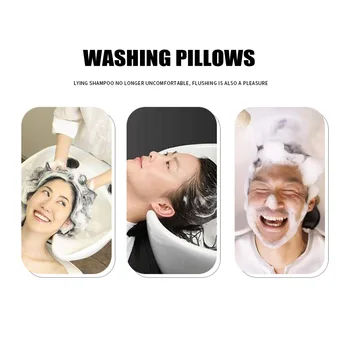 

New Hairdressing Neck Rest Pillow Rubber Salon Hair Shampoo Bowl for Hair Washing Basin SCI88