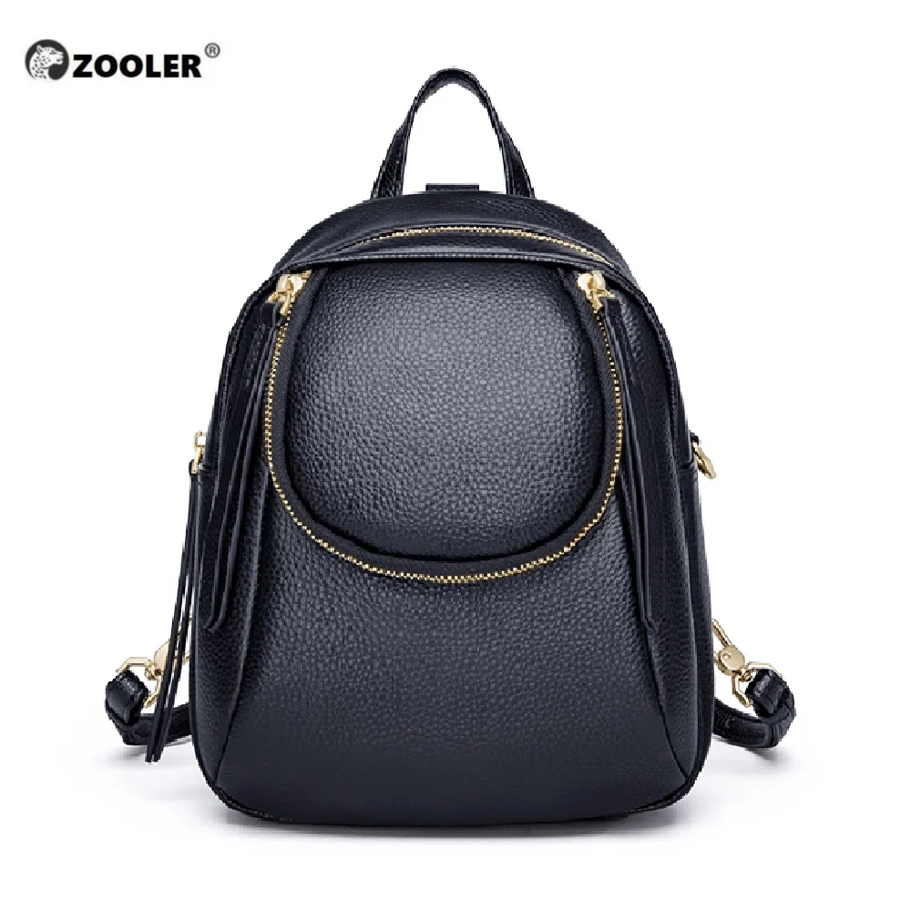 ZOOLER, новинка, рюкзак из натуральной кожи, рюкзаки из натуральной кожи, женская элегантная школьная сумка, дорожная сумка, высокое качество, Bolsas# ql201