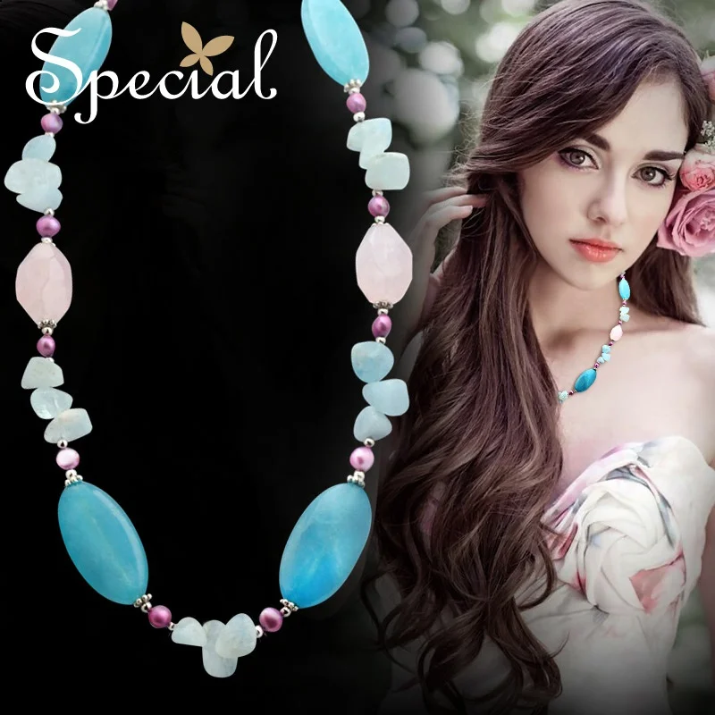 

Special New Statement Necklace Romantic Natural Pearl Fashion Necklace For Women Free Shipping Gifts for Girls Women XL150522