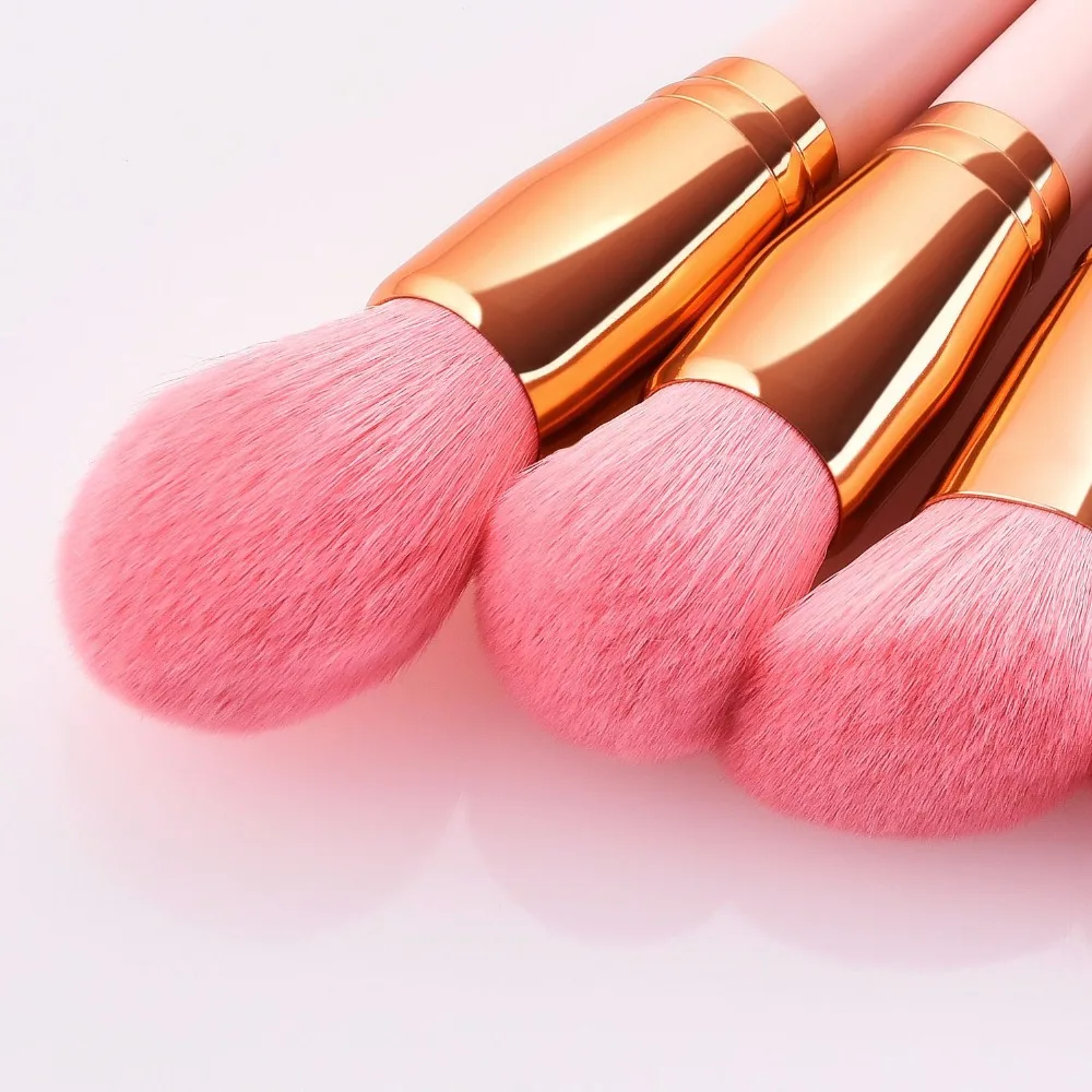 10pcs Makeup Brushes Synthetic-Natural Hair Maquiagem Professional Eyeshadow Foundation Beauty Makeup Tools For Face
