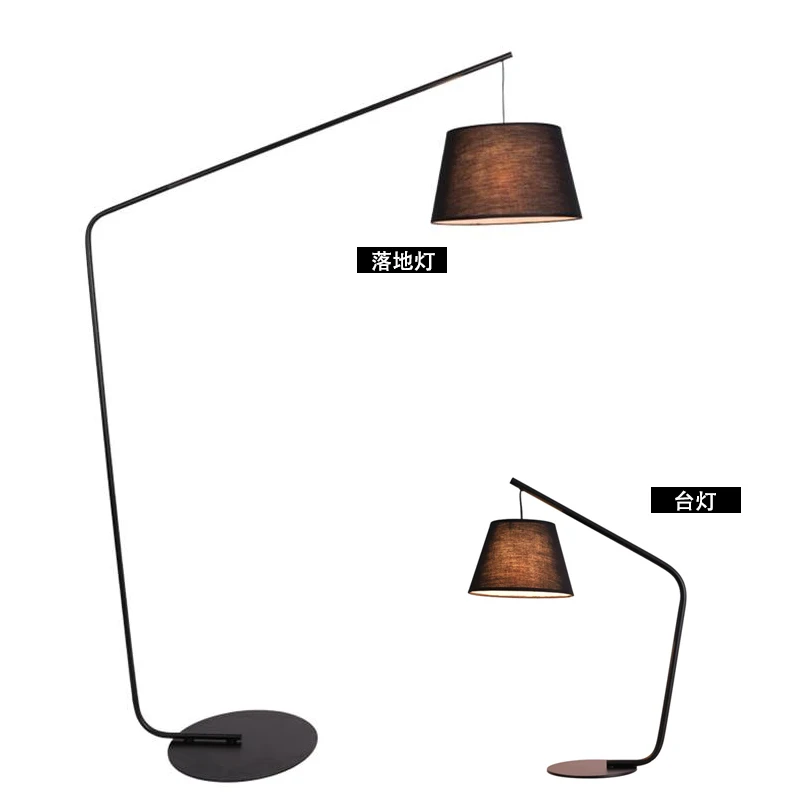 

Nordic Sofa Fishing Table Lamp After Modern Creative Living Room Bedroom Head Hotel Table Lamp Designer Lamp Iron Light