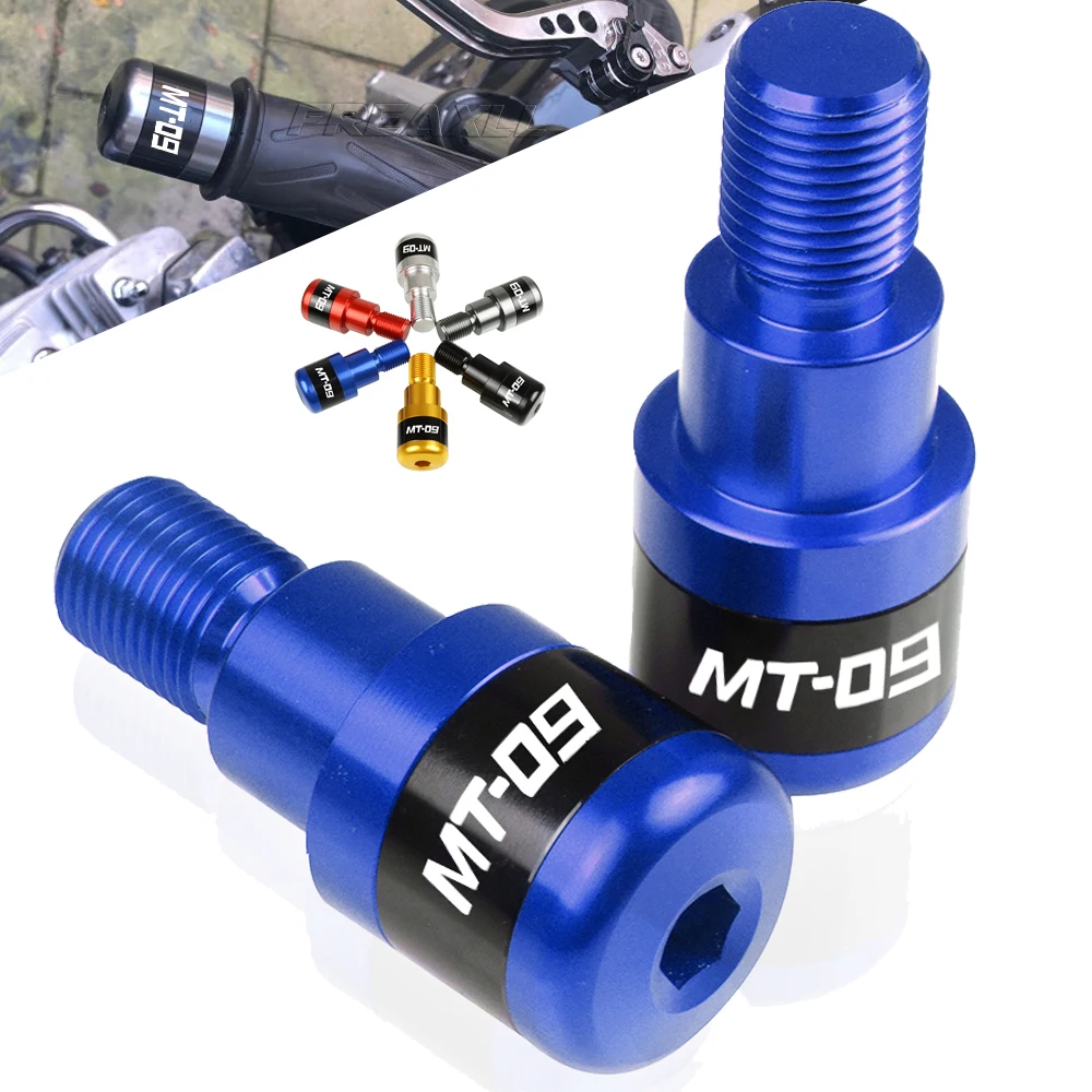 

Motorcycle HandleBar Grip For YAMAHA MT-09 MT09 MT 09 2020 2019 2018 2014 2013 CNC Aluminum Handlebar Grip Ends Caps Protector