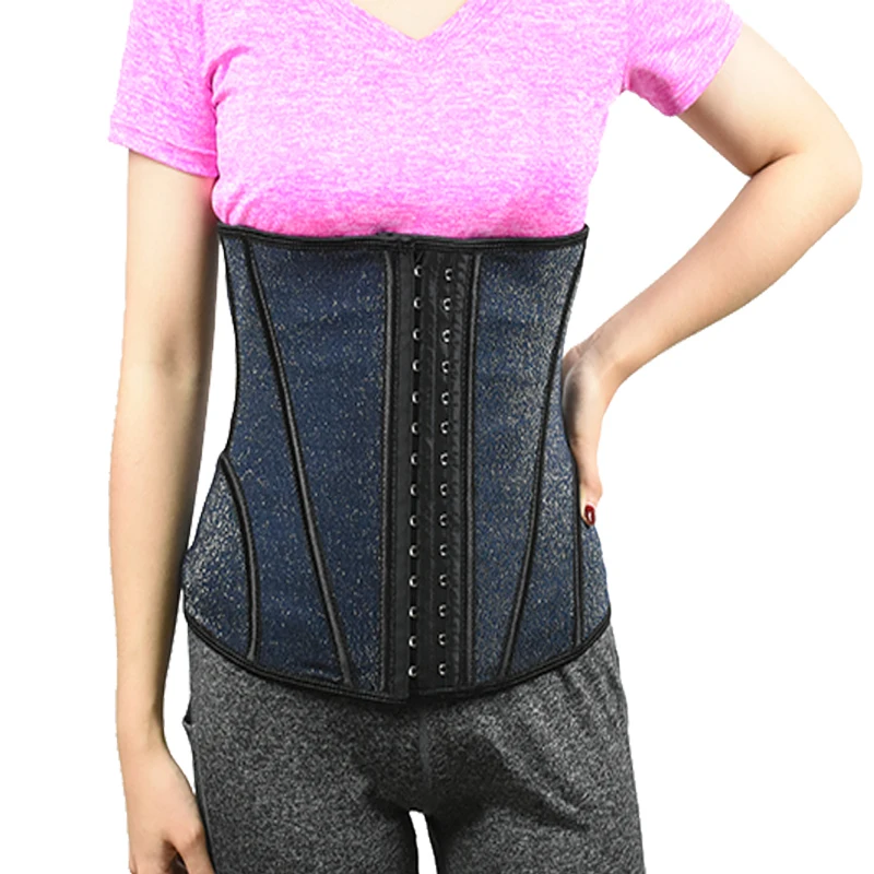 

11 Steel Boned Waist Trainer Latex Belt Slimming Modeling Strap Women's Girdles Tummy Control Weight Loss Sport Shapewear Corset