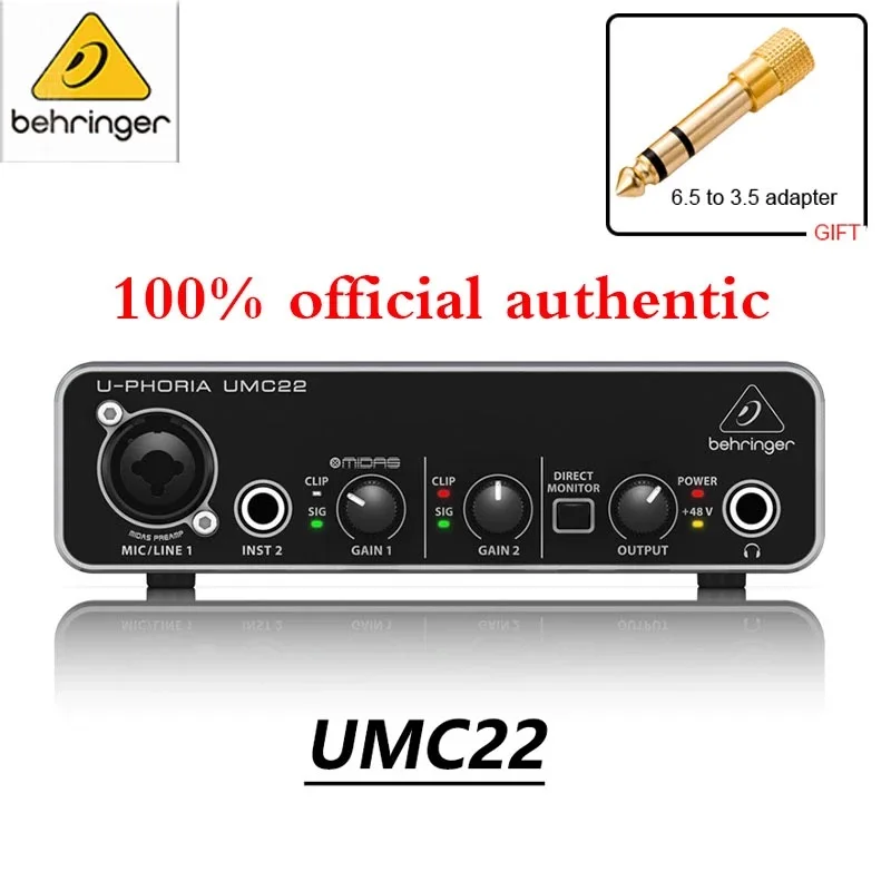 Interface De Audio Behringer Um2 Behringer Umc22 Driver Download