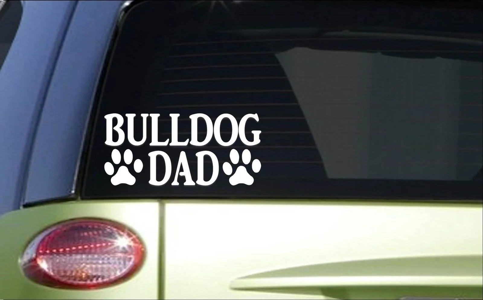 Бульдог папа 8 дюймов наклейка собака bully bullie olde Английский бульдог наклейка на компьютер