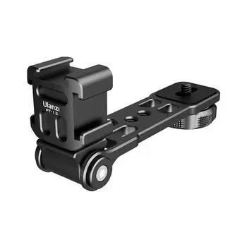 

Ulanzi PT-13 Extend Triple Cold Shoe Bracket Mount Plate Cameras Gimbal Accessories for Smartphone SLR Camera Vlog Plate
