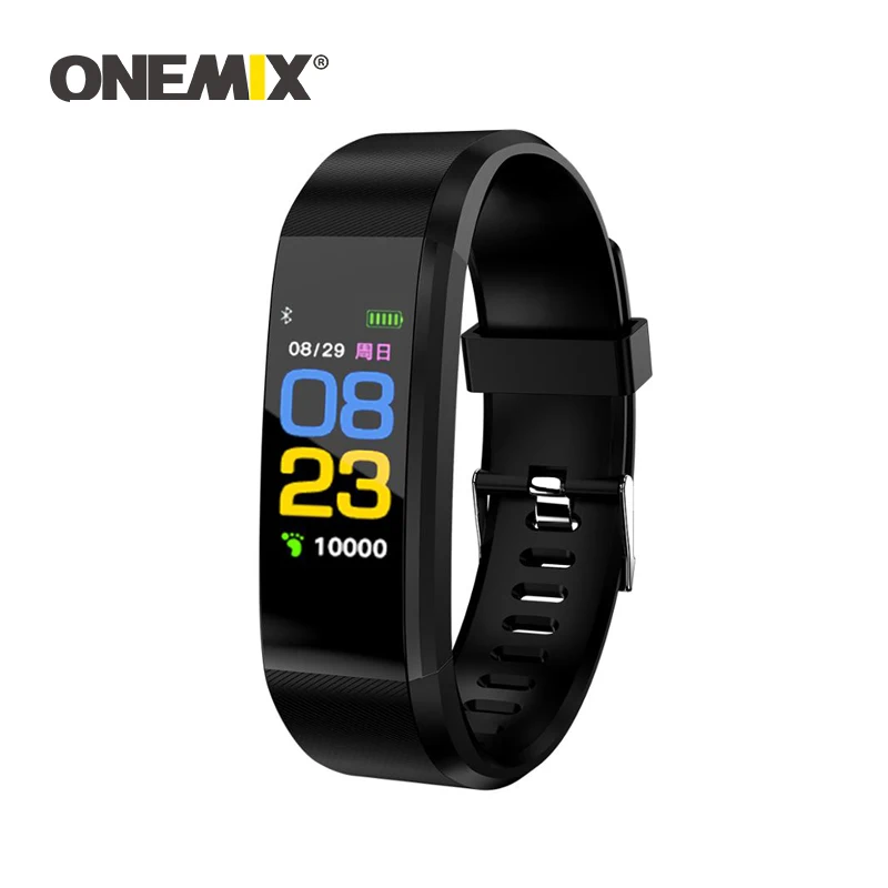ONEMIX Sport Pedometers Smart Bracelet Fitness Step Counter Waterproof Fitness Tracker Pedometer CompatibleBlood Pressure Monito