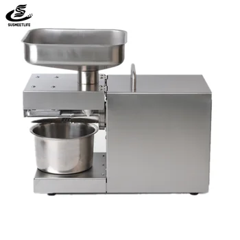 

Temperature-controlled stainless steel household oil press Smart electric small and medium-sized household commercial