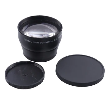 

58mm 2.2x Magnification Telephoto Lens for Canon Nikon Sony Digital SLR Camera 18-55mm Universal