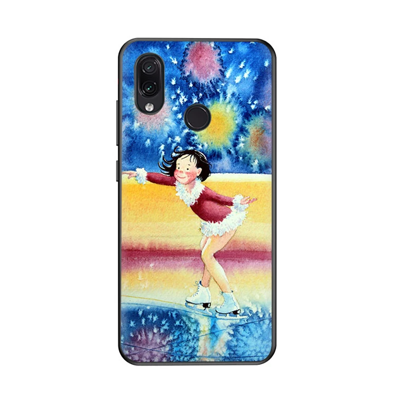 Фигурное катание силиконовый чехол для телефона для Redmi 4A 4X5 6 Plus Pro 7 GO Note 4 4X5, 6, 7, 8 Pro 7A K20 Pro - Цвет: B5