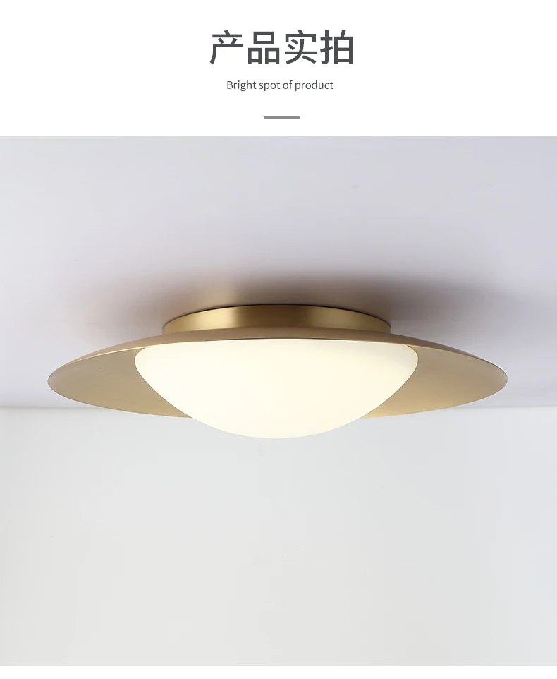 Скандинавские минималистичные светодиодные потолочные лампы творческая личность гостиная спальня кабинет балкон прохода Круглые лампы