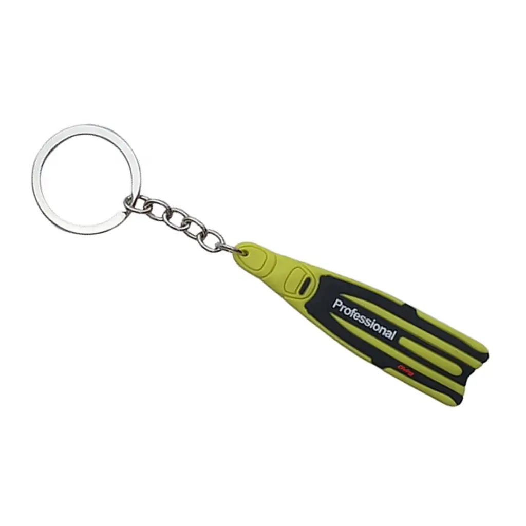 Scuba Diving Fins Flippers Key Chain Holder Keyring Keychain Key Chain Flipper Keychain Keyring for Swimming Diving