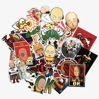 

50 Pcs/set Punch Anime Graffiti Stickers For Luggage Laptop Skateboard Motorcycle Phone Toy For Kid Bomb Sticker