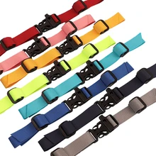 1Pc Non-slip Backpack Chest Harness Strap Webbing Adjustable Dual Release Buckle Outdoor Camping Tactical Bags Shoulder Straps