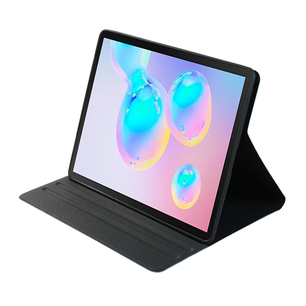 For Samsung Galaxy Tab S6 10.5 Inch SM-T860 T865 T867 Tablet Case PU+TPU Flip Stand Linen Tablet Leather Case Protective Cover