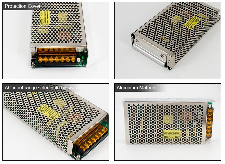 220 В переменного тока до 24 v 5A/12 V 10A dc преобразователь S-120 120 Вт 24 вольт 5 ампер/12 Вольт 10 ампер источник питания