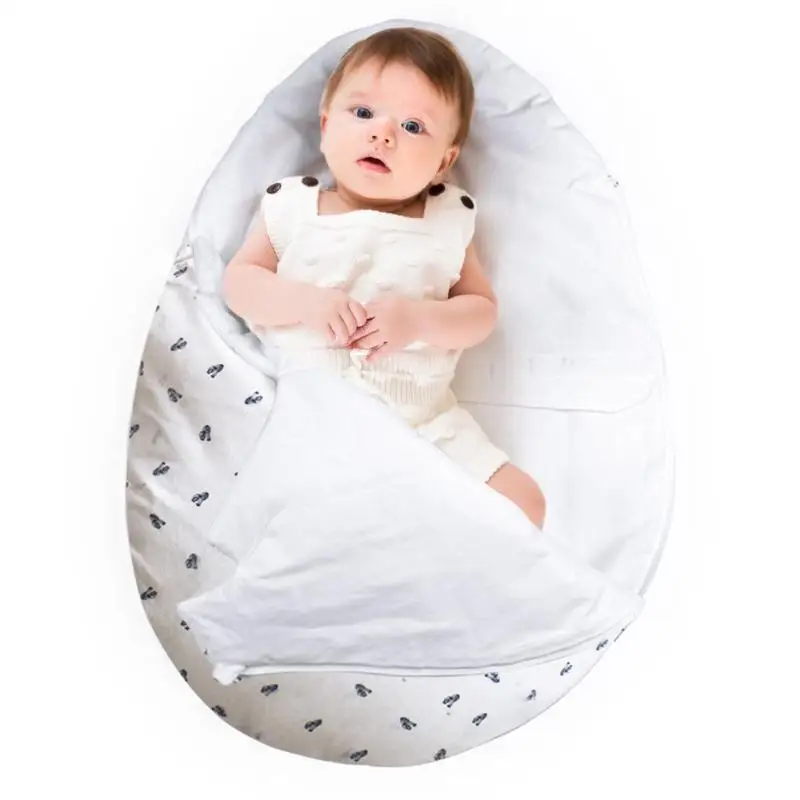 

Newborn Infant Boy Girl Sleeping Bag Wrap Safety Zipper Cocoon Baby Slumber Bag Good Air Permeability Soft and Comfortable