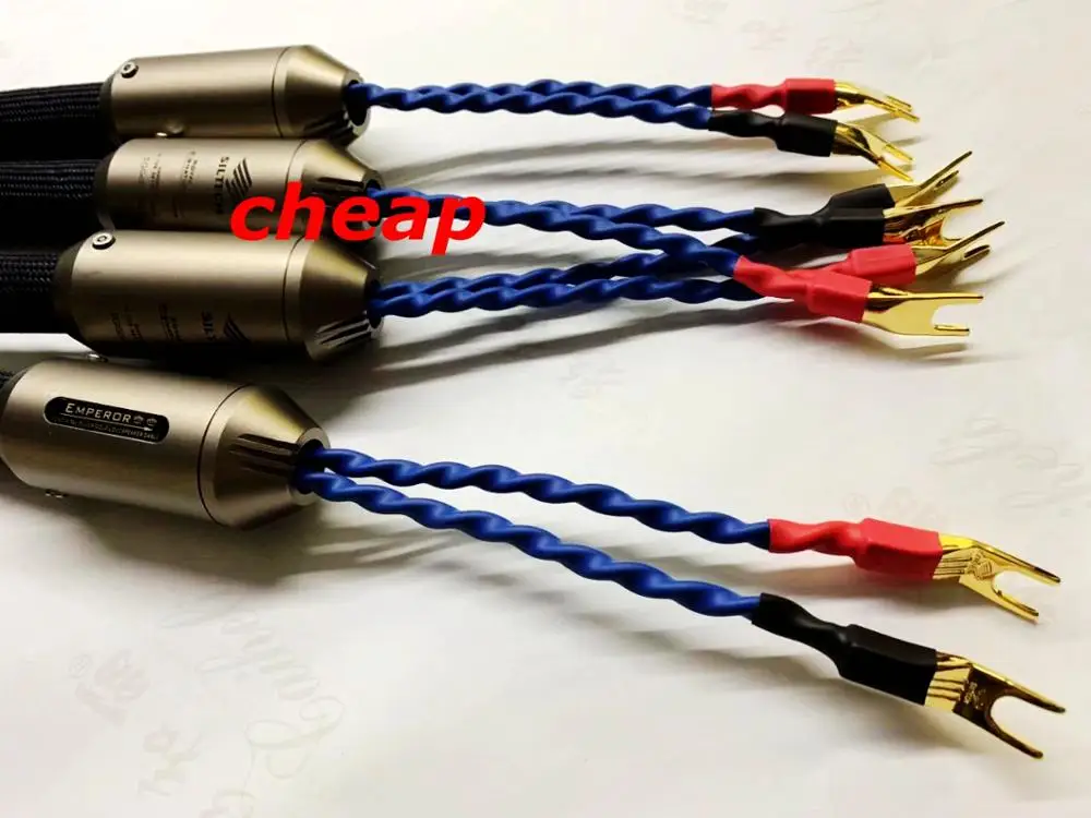 

Free Shopping---Hi-End Siltech G7 Emperor Double Crown Speaker Cable EU Version