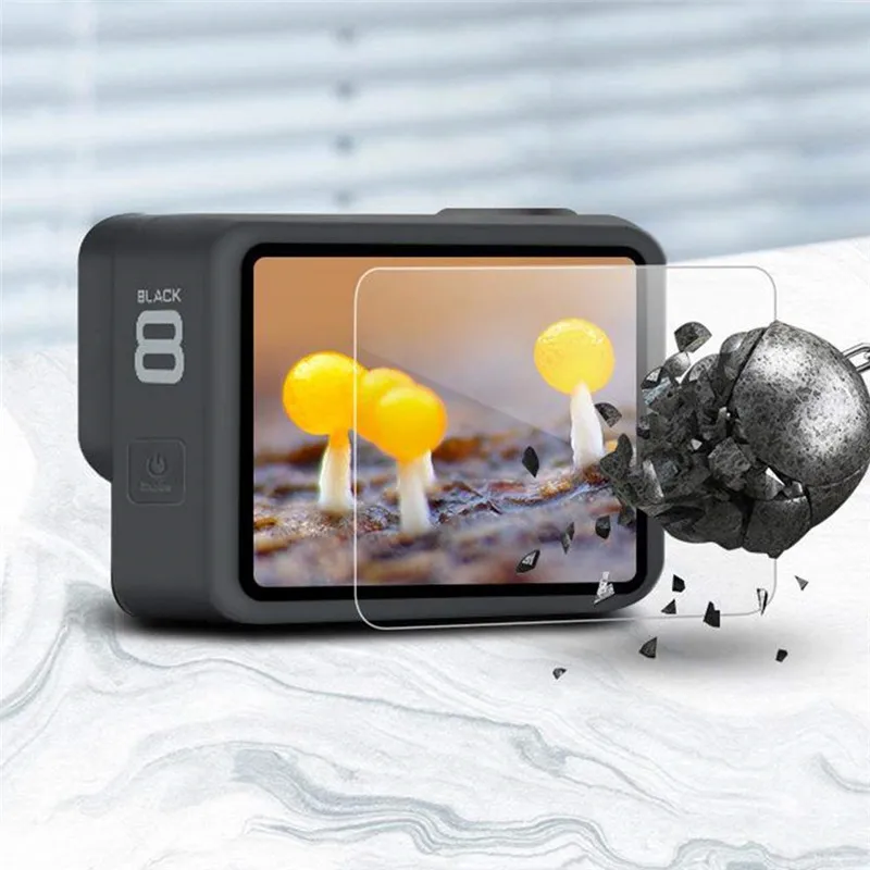 Водонепроницаемый чехол для Gopro Hero 8 7 6 5, черный защитный корпус для дайвинга, защита экрана из закаленного стекла, 3 фильтра, аксессуары