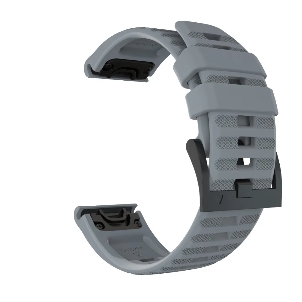 22 26 мм быстросъемный ремешок для часов Garmin Fenix 6X/Fenix 6/5X/5/Fenix 3 3 HR 945 935 Easyfit sport Силиконовый ремешок