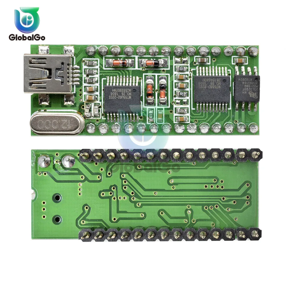 Голосовая плата управления WT588D-U-32M 5 в 28pin мини USB интерфейс Звук управление Лер модуль 32 м DC 2,8 В 5,5 В ЦАП ШИМ WAV выход - Цвет: Зеленый