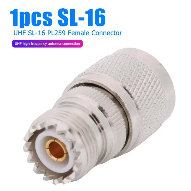 N Тип L16 штекер для UHF SL-16 PL259 Женский РЧ коаксиальный разъем с адаптером