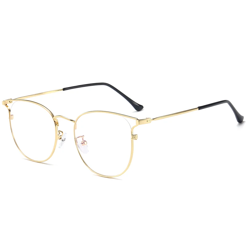 Популярные классические мужские и женские модные очки для чтения в стиле ретро, качественные мужские и женские оптические очки золотого и серебряного цвета, художественные очки Oculos Feminino