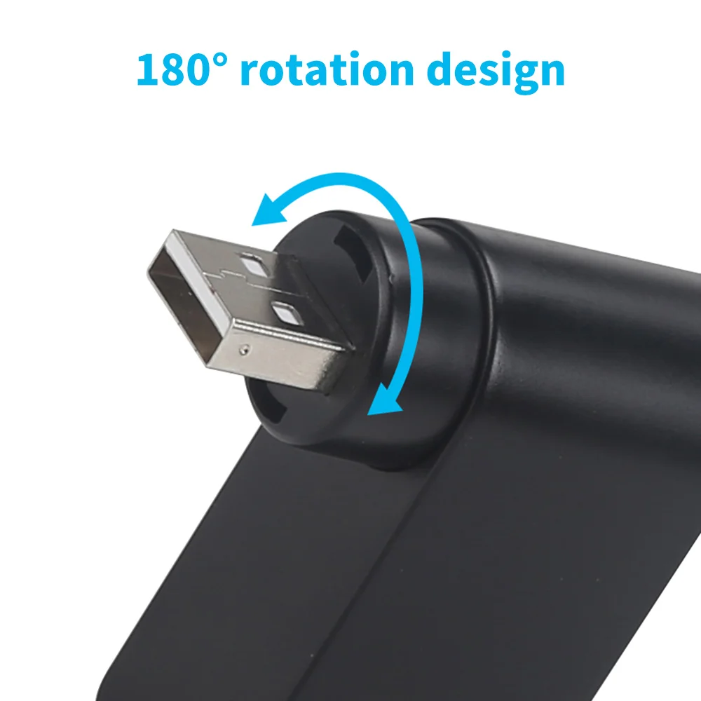 Вращающийся usb-хаб 3 порта USB 2,0 концентратор Высокоскоростной USB Настольный разветвитель адаптер для Windows 98 98SE для Windows 2000/Windows ME