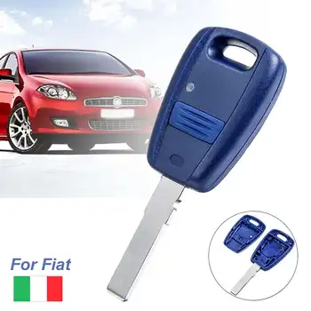 

1/2PCS Blue Remote Key Fob Shell and Uncut Blade 1 Button Car Replacement Case For Fiat Punto Doblo Bravo Brava