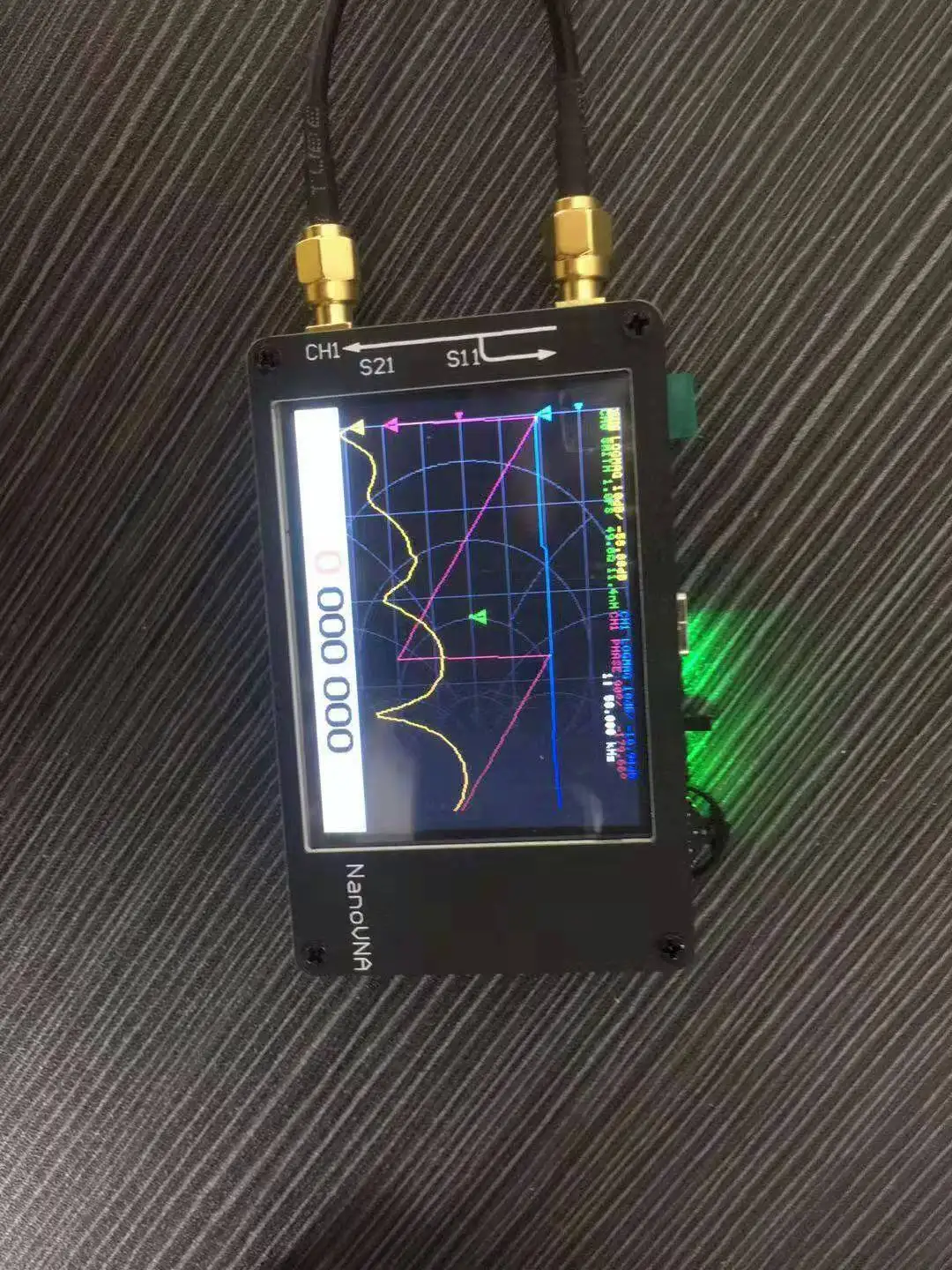NanoVNA векторный сетевой анализатор 2,8 дюймов VSWR lcd 50KHz-900MHzHF VHF UHF