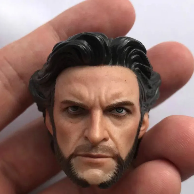 Голова головы Hugh Jackman масштаб 1/6 модель Росомаха 1 0 для 12 дюймов Phicen Hottoy JIAOUL