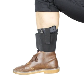 

Ankle Holster for Concealed Carry with 2 Mag Pouch Fits Ruger LC9, LCP,Glock 42,26, S&W Bodyguard .380 Similar Handguns