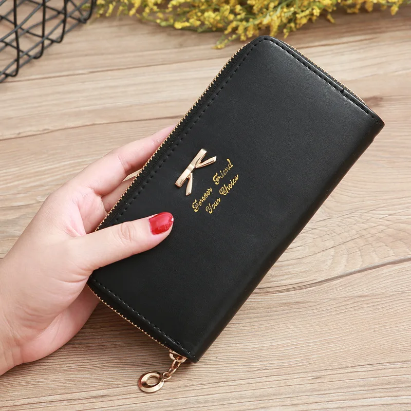 

New Fashion Women Wallets Long Style Multi-functional wallet Purse Fresh PU leather Female Clutch Card Holder