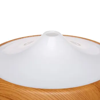 

Aromatherapy Essential Oil Diffuser 300ml Wood Grain Ultrasonic Cool Mist Quiet Humidifier With Colorful LED Light Changing