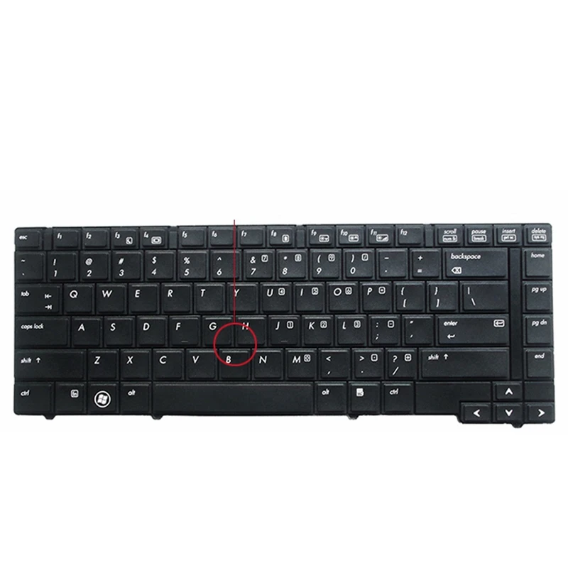 Yaluzu Eua Novo Teclado para hp Elitebook 8440p 8440w 8440 Portátil Preto Teclado de substituição - Imagem 2