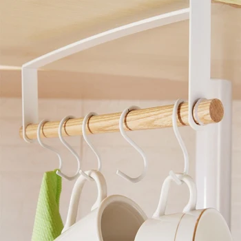 

Household Practical Multi-functional Storage hook up Rack Saving Space Durable Cabinet Hooks DF