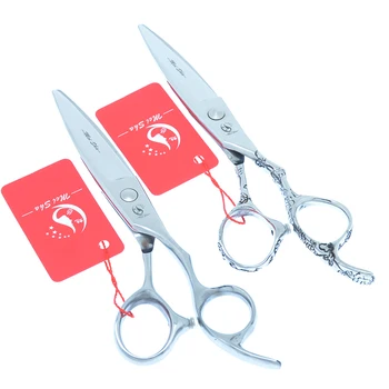 

Meisha 6 inch Japan Steel Hair Salon Cutting Shears Barber Haircut Scissors Professional Willow Leaves Hairdressing Tool A0155A