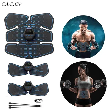 

Recharge Wireless Muscle Stimulator Smart Fitness Abdominal Vibrating Belt Electrostimulation Muscle Sculpting at Home Workouts