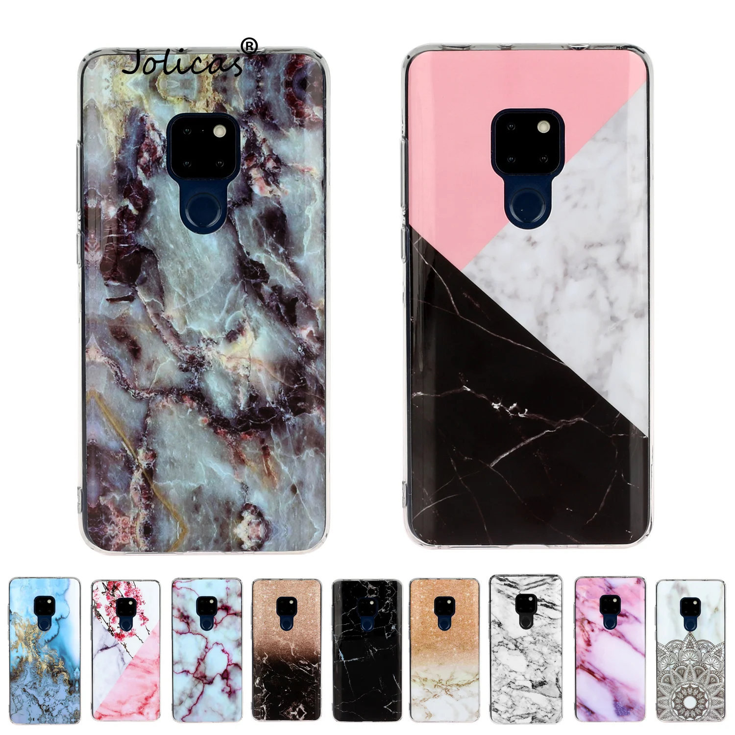 Merah Kasus untuk Ponsel untuk Kasus Telepon Huawei Honor 8C Estuche Huawei Honor 8A Mate 20 Pro Lite 30 8X 8S Soft Silicone Protector