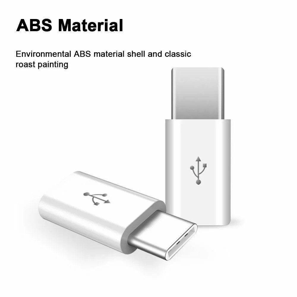 1 шт. Micro usb type C Женский адаптер конвертер Micro-B к USB-C разъем зарядный кабель аксессуары для мобильных телефонов