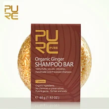 PURC Органические ручной холодной обработки имбирь адвокатское сословие шампуня для выпадения волос OEM/ODM Заводская цена питательный шампунь для волос натуральный без химических веществ Vegan11.11