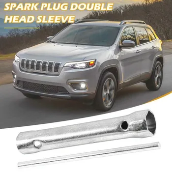 

16/18mm 45# Steel Spark Plug T-bar Socket Wrench Spanner + Torque Bar Handle Vehicle Repair Tool High Polished Surface