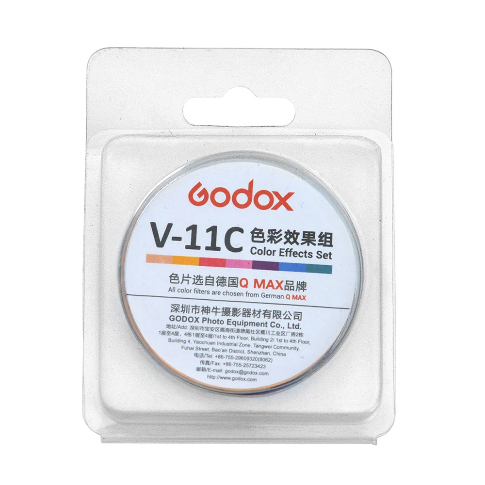 Godox V-11C Набор цветных фильтров гелевые фильтры 15 цветов* 2 Аксессуары для фотосъемки для камеры серии Godox V1 с круглой головкой
