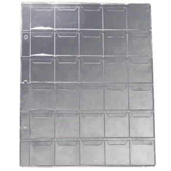 

30Pcs 20 Pocket Coin Album Page Leaf Collection Album Inside Page