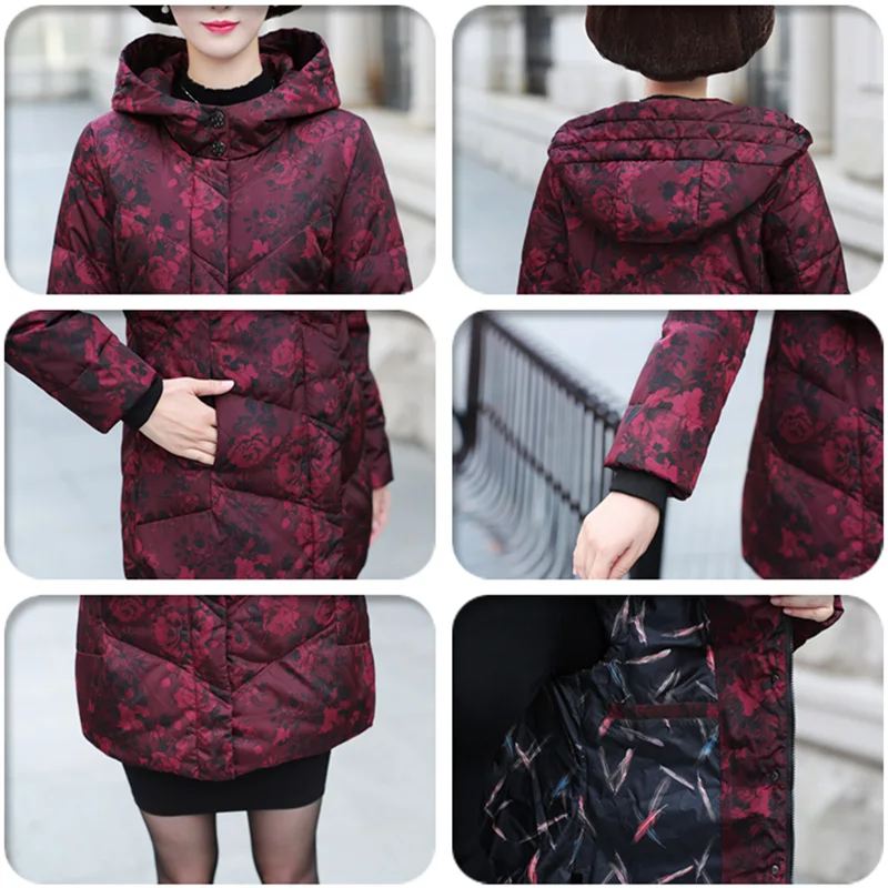 70% белый утиный пух, зимние женские куртки размера плюс, 5XL, 6XL, женские пальто, зимняя парка с капюшоном, высокое качество, женская зимняя одежда