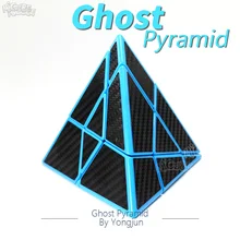 Lefun Ghost Pyramid Cube Ghostpyramid Magic Speed Puzzle Carbon Fiber Professional Educational Toys for Children Cubo Magico