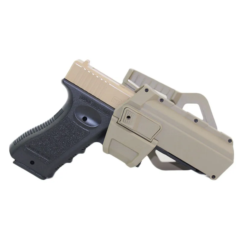 Тактическая кобура для пистолета Glock 17 18 22 23 Airsoft кобура для пистолета с фонариком лазерный Подвижный чехол для пистолета аксессуары для охоты