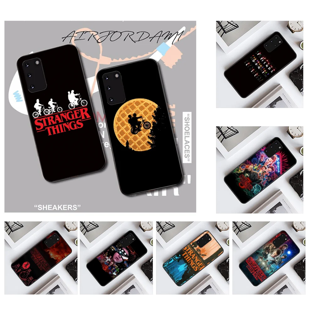 NBDRUICAI Stranger Things Cover Black Soft Shell Phone Case for Samsung S20 plus ultra S6 S7 edge S8 S9 S10 5G | Мобильные телефоны