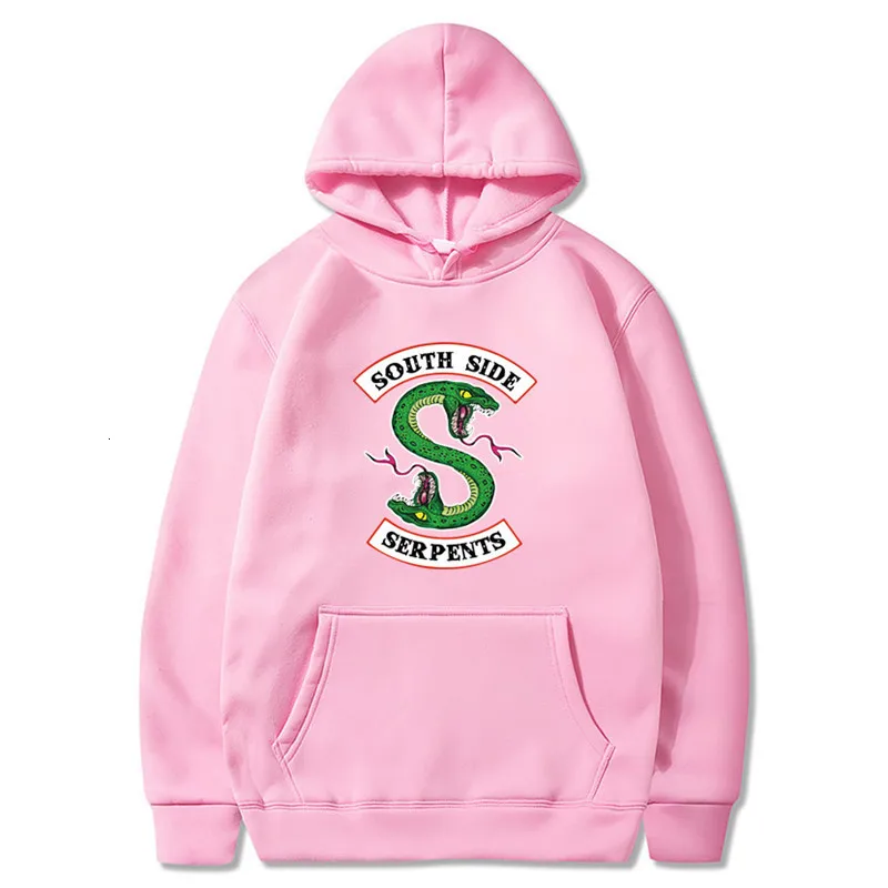 Ривердейл Толстовка Для мужчин Для женщин "South Side serpents" Harajuku ривердейл Southside для мальчиков больших размеров для девочек; свитера пуловер толстовки