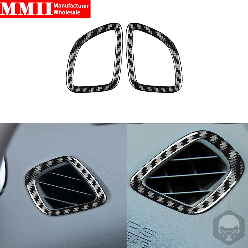 

MMII Carbon Fiber Car Accessories For Subaru Impreza 2009 2010 2011 Air Outlet Vent Frame Decoration Interior Trim Cover Sticker